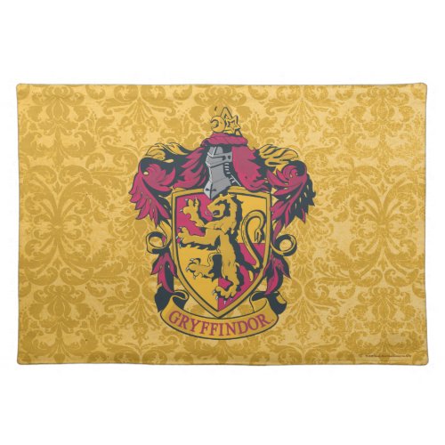 Harry Potter  Gryffindor Crest Gold and Red Placemat