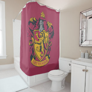Harry Potter shower curtain bathroom decoration and clasp