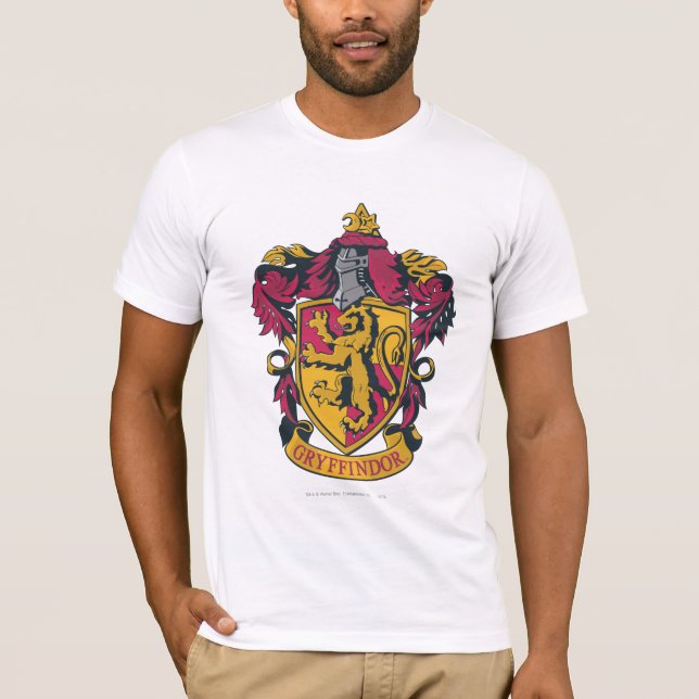 Harry Potter | Gryffindor Crest Gold and Red T-Shirt (Front)