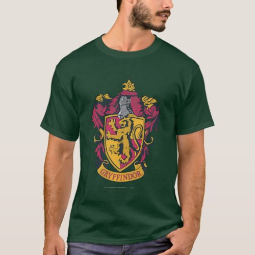 Harry Potter  Gryffindor Crest Gold and Red T_Shirt