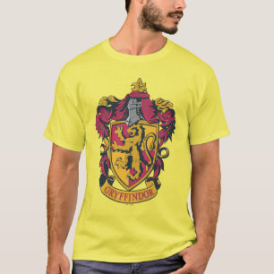 Harry Potter Gryffindor Crest Gold and Red T-Shirt