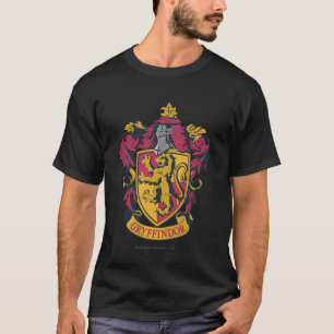 Harry Potter   Gryffindor Crest Gold and Red T-Shirt