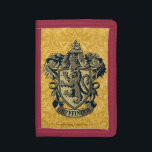 Harry Potter | Gryffindor Crest Gold and Red Tri-fold Wallet<br><div class="desc">"You might belong in Gryffindor, where dwell the brave at heart. Their daring, nerve, and chivalry set Gryffindors apart!" These wise words from the sorting hat ring true to any Gryffindor and this colorful gothic style design shows us why everyone wants to be sorted in Gryffindor house! The red and...</div>