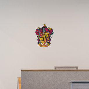 Harry Potter   Gryffindor Crest Gold and Red Wall Decal