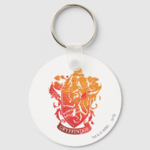 Harry Potter Gryffindor Crest - Splattered Keychain