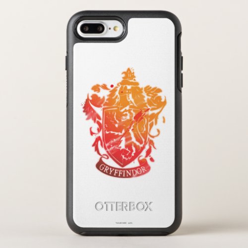 Harry Potter  Gryffindor Crest _ Splattered OtterBox Symmetry iPhone 8 Plus7 Plus Case
