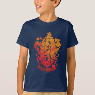 Harry Potter Gryffindor Crest - Splattered T-Shirt