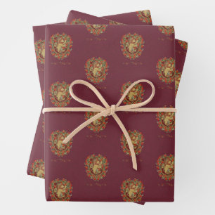 HARRY POTTER™   GRYFFINDOR™ Crest Wrapping Paper Sheets