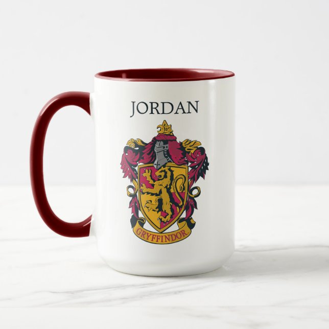 Harry Potter | Gryffindor House | Add Your Name Mug (Left)