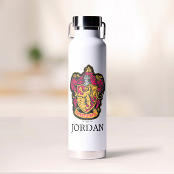 Harry Potter | Gryffindor House Crest | Add Name Water Bottle by harrypotter at Zazzle