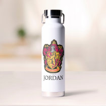 Harry Potter | Gryffindor House Crest | Add Name Water Bottle