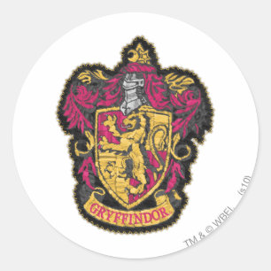 Harry Potter Gryffindor House Crest Classic Round Sticker