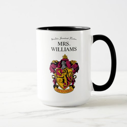 Harry Potter  Gryffindor House Crest Mug