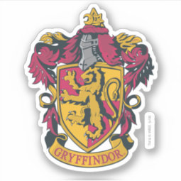 Harry Potter | Gryffindor House Crest Sticker | Zazzle