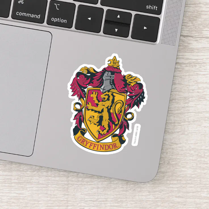 Harry Potter Gryffindor Crest Sticker Locker Laptop Decal 