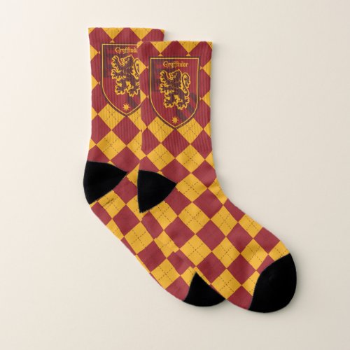 Harry Potter  Gryffindor House Pride Crest 2 Socks