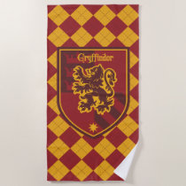 Harry Potter | Gryffindor House Pride Crest Beach Towel