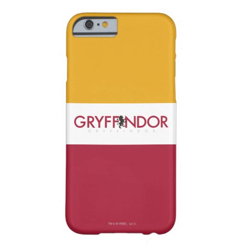 Harry Potter  Gryffindor House Pride Crest Barely There iPhone 6 Case