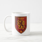 Harry Potter | Gryffindor House Pride Crest Coffee Mug (Left)