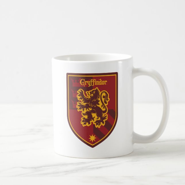Harry Potter | Gryffindor House Pride Crest Coffee Mug (Right)