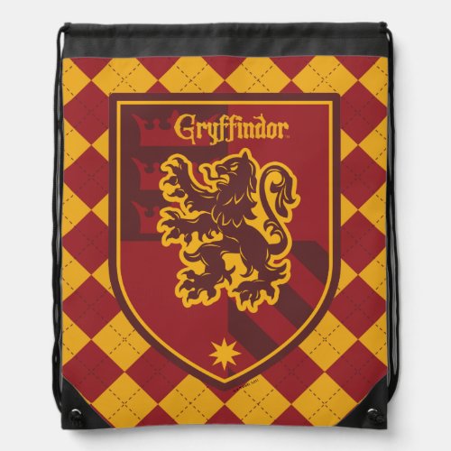 Harry Potter  Gryffindor House Pride Crest Drawstring Bag