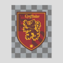 Harry Potter | Gryffindor House Pride Crest Postcard