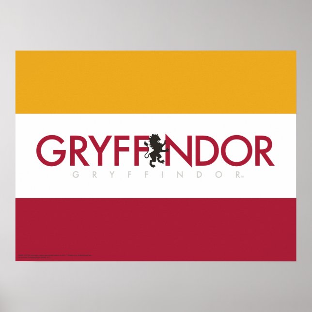 Harry Potter | Gryffindor House Pride Crest Poster (Front)