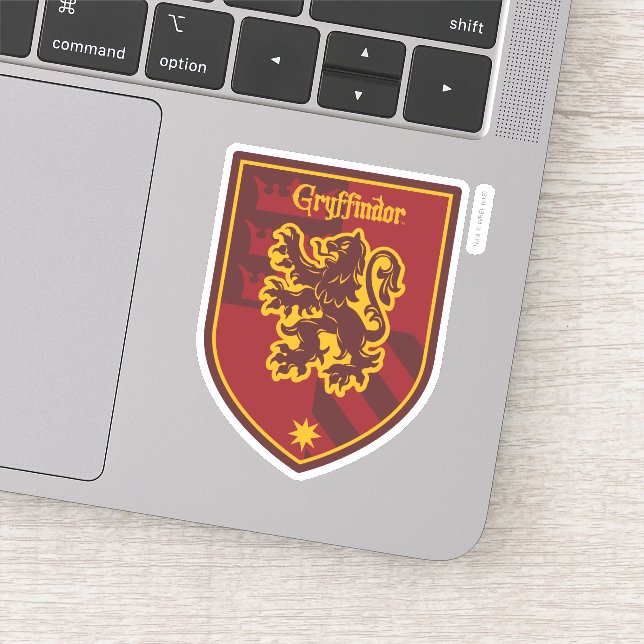 Harry Potter | Gryffindor House Pride Crest Sticker (Detail)
