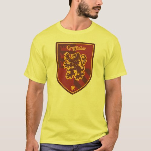 Harry Potter  Gryffindor House Pride Crest T_Shirt