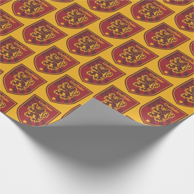 Harry Potter | Gryffindor House Pride Crest Wrapping Paper (Corner)