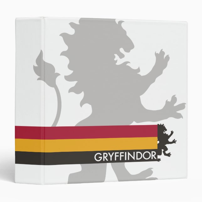 Harry Potter | Gryffindor House Pride Graphic 3 Ring Binder (Front/Spine)