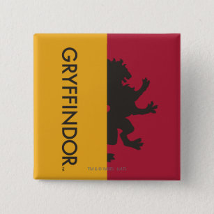 Harry Potter   Gryffindor House Pride Graphic Pinback Button