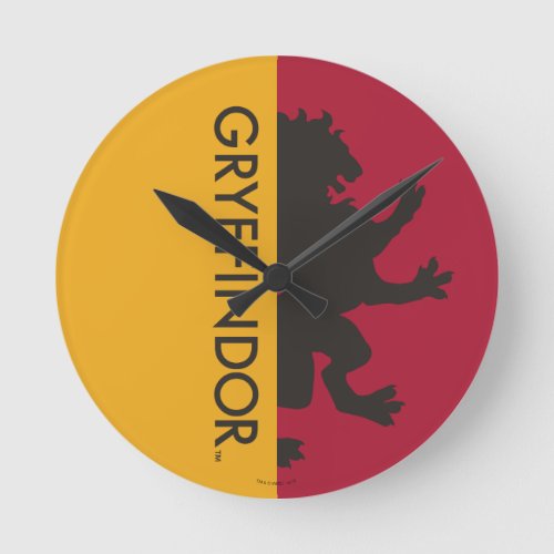 Harry Potter  Gryffindor House Pride Graphic Round Clock