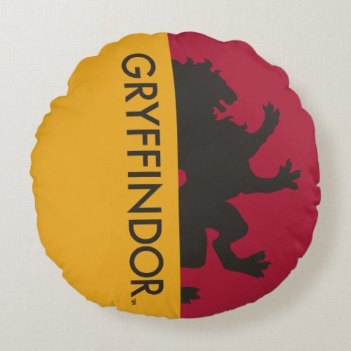 Harry Potter  Gryffindor House Pride Graphic Round Pillow