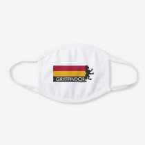 Harry Potter | Gryffindor House Pride Graphic White Cotton Face Mask