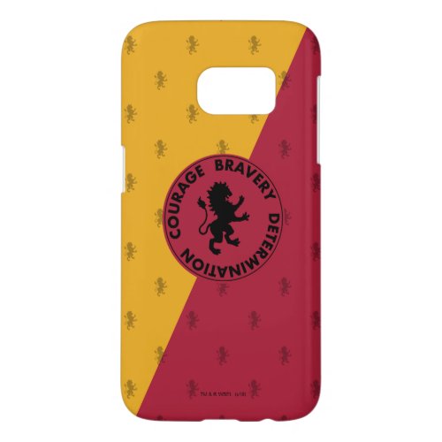 Harry Potter  GRYFFINDOR House Traits Graphic Samsung Galaxy S7 Case