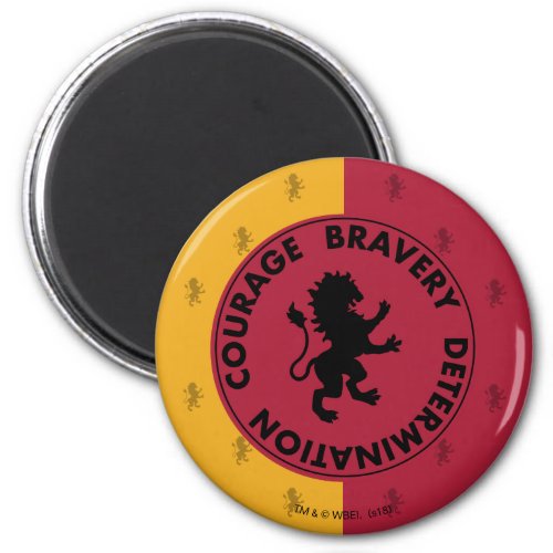 Harry Potter  GRYFFINDOR House Traits Graphic Magnet