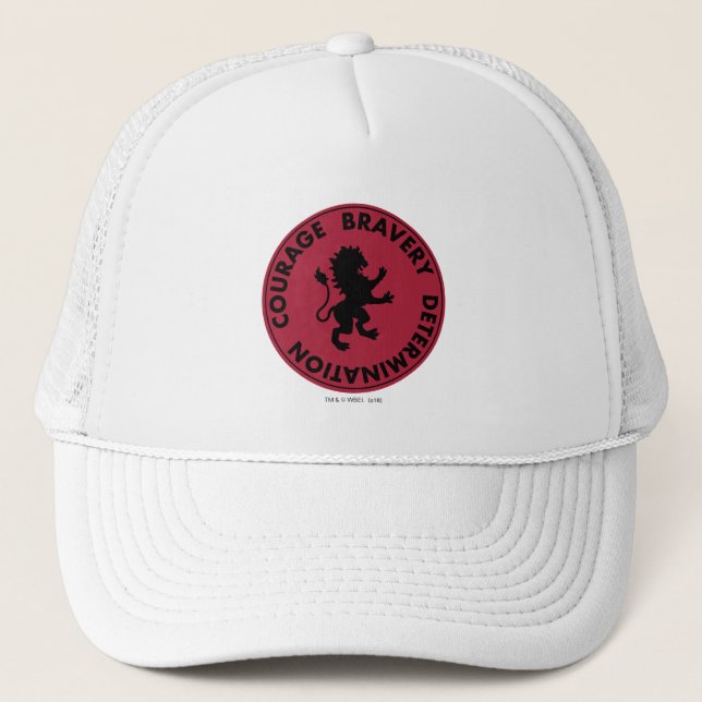 Harry Potter | GRYFFINDOR™ House Traits Graphic Trucker Hat (Front)