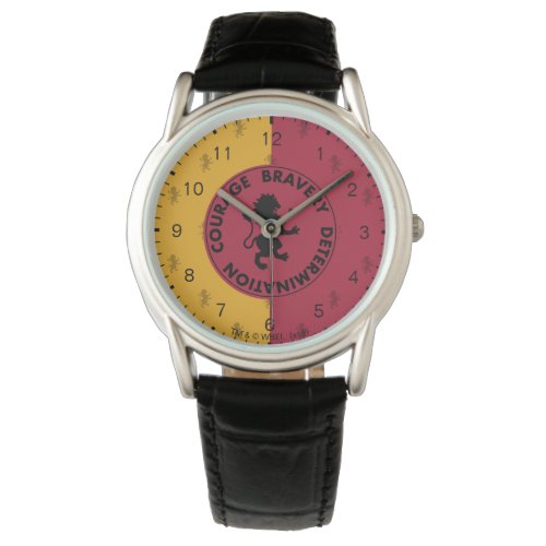 Harry Potter  GRYFFINDOR House Traits Graphic Watch