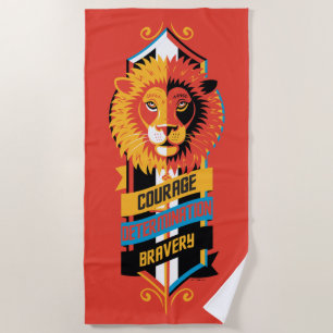 Harry Potter GRYFFINDOR™ House Traits Sigil Beach Towel