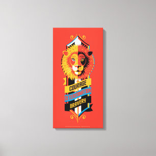 Harry Potter GRYFFINDOR™ House Traits Sigil Canvas Print