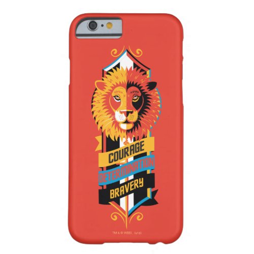 Harry Potter  GRYFFINDOR House Traits Sigil Barely There iPhone 6 Case