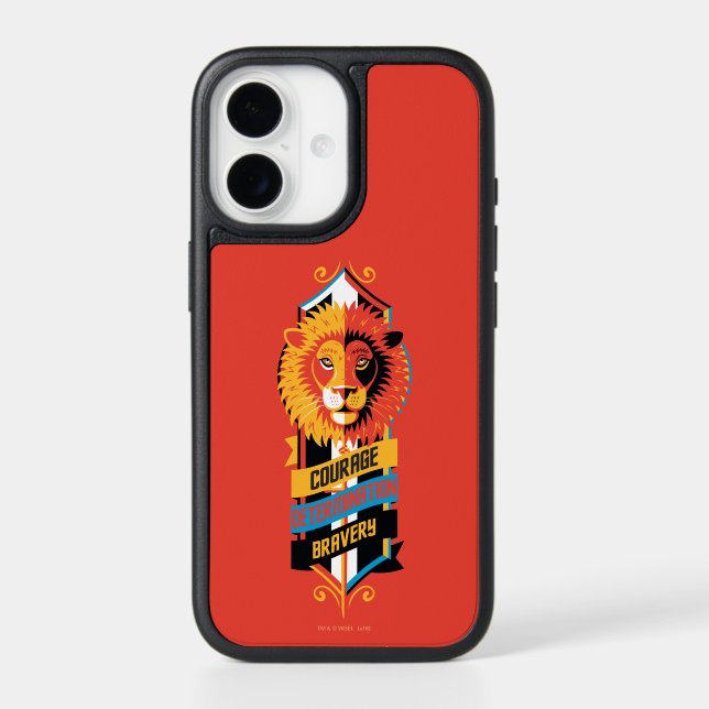 Harry Potter | GRYFFINDOR™ House Traits Sigil Otterbox iPhone Case (Back)