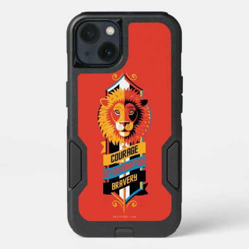 Harry Potter  GRYFFINDOR House Traits Sigil iPhone 13 Case