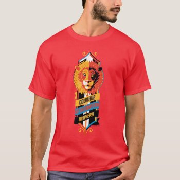 Harry Potter | Gryffindor™ House Traits Sigil T-shirt by harrypotter at Zazzle