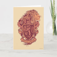 Harry Potter | Gryffindor Lion Crest Card