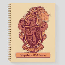 Harry Potter | Gryffindor Lion Crest Drawing Notebook