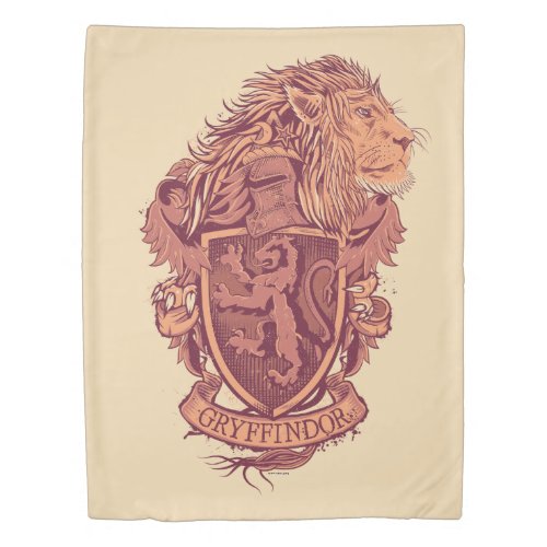 Harry Potter  Gryffindor Lion Crest Duvet Cover