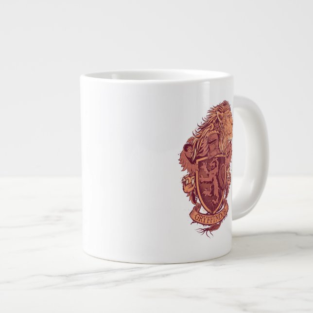 Harry Potter | Gryffindor Lion Crest Giant Coffee Mug (Front Right)