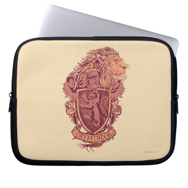 Harry Potter | Gryffindor Lion Crest Laptop Sleeve (Front)